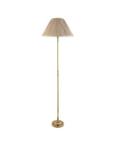 Interiors 1900 - Fitzroy - 63811 - Solid Brass Beige Floor Lamp