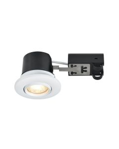 Nordlux - Umberto - 2210100001 - White IP44 Bathroom Recessed Ceiling Downlight