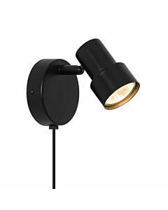 Nordlux - Boston - 2512391003 - Black Plug In Spotlight