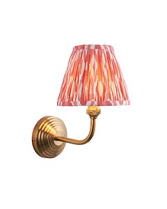 Endon Lighting - Obelisk Arc & Ikat 16cm - 115673 - Aged Brass Pink Wall Light