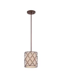 Elstead - Quoizel - Brown Lattice QZ-BROWN-LATTICE-P-S Pendant