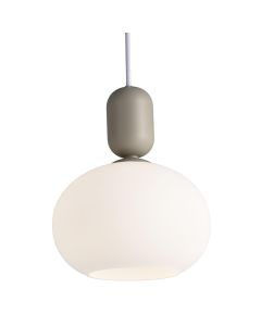 Nordlux - Notti - 2011003010 - Grey Opal Glass Ceiling Pendant Light