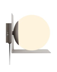 Nordlux - Lilibeth - 2312931018 - Brown Opal Glass Plug In Reading Wall Light