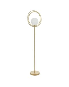 Huntington - Brushed Gold Floor Lamp