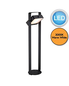 Nordlux - Saulio - 2518268003 - LED Black Opal IP44 Touch Solar Outdoor Post Light