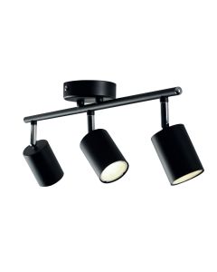 Nordlux - Explore 3 - 2113270103 - Black 3 Light Ceiling Spotlight