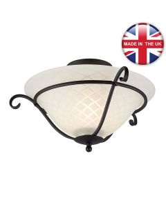 Elstead - Torchiere TCH-F-BLACK Flush Light