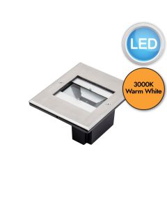 Konstsmide - Ground Spot - 7962-310 - LED Stainless Steel IP65 Outdoor Ground Light