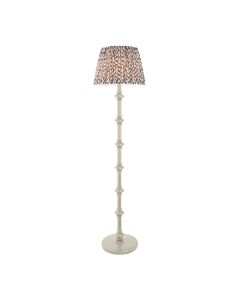 Endon Lighting - Carnaby & Leaf 40cm - 114352 - White Grey Floor Lamp