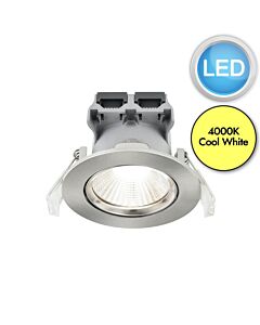 Nordlux - Fremont - 47860132 - LED Brushed Nickel Recessed Ceiling Downlight