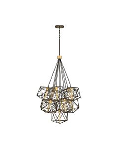 Hinkley Lighting - Astrid - HK-ASTRID-11P - Heritage Bronze Gold 11 Light Ceiling Pendant Light