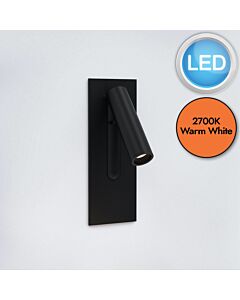 Astro Lighting - Fuse - 1215123 - LED Black Reading Wall Light