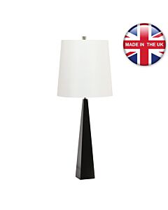 Elstead Lighting - Ascent - ASCENT-TL-BLK-W - Black White Table Lamp With Shade