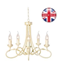 Elstead - Olivia OV5-IVORY-GOLD Chandelier