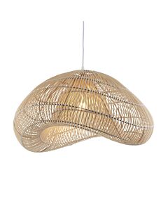 Endon Lighting - Misra - 109203 - Natural Rattan Easy Fit Fabric Pendant Shade