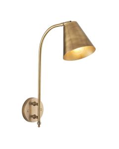 Endon Lighting - Radha - 93144 - Solid Brass Reading Wall Light