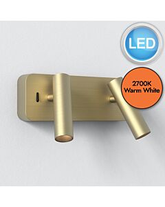 Astro Lighting - Enna - 1058196 - LED Gold Reading Wall Light