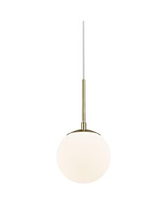 Nordlux - Grant 15 - 2010553035 - Brass White Glass Ceiling Pendant Light