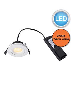 Nordlux - Aliki - 2310320001 - LED White Matt IP44 Bathroom Recessed Ceiling Downlight