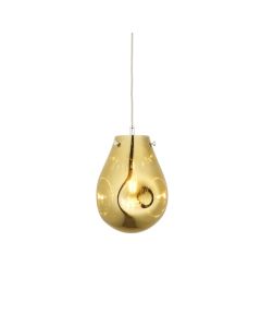 Scott - Chrome Gold Glass Ceiling Pendant Light