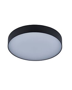 Saxby Lighting - Ollo - 120962 - LED Black Opal IP65 Outdoor Ceiling Flush Light