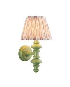 Endon Lighting - Carnaby & Ikat 20cm - 114469 - Green Neutral Wall Light