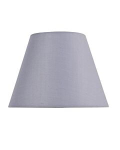 Grey Cotton 20cm Diameter Tapered Fabric Lamp Shade