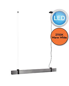 Nordlux - Lilt - 2010603051 - LED Dark Grey Black Bar Ceiling Pendant Light