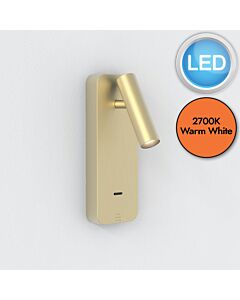 Astro Lighting - Enna - 1058247 - LED Gold Reading Wall Light