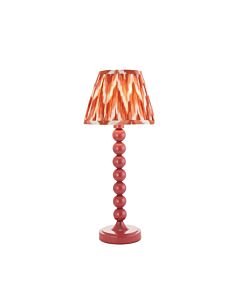 Endon Lighting - Higgledy & Zigzag 20cm - 116286 - Pink Orange Table Lamp With Shade