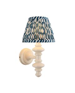 Endon Lighting - Carnaby & Ripple 20cm - 114435 - White Blue Wall Light