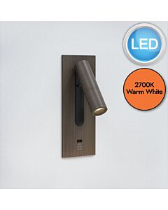 Astro Lighting - Fuse - 1215143 - LED Bronze Reading Wall Light