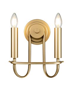 Kichler Lighting - Capitol Hill - KL-CAPITOL-HILL2-PNBR - Natural Brass 2 Light Wall Light