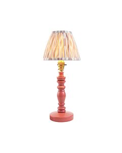 Endon Lighting - Bibury & Ikat 16cm - 115916 - Pink Aged Brass Neutral Table Lamp With Shade