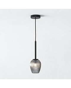 Astro Lighting - Tacoma - 5036008 & 1429025 - Black Clear Smoked Glass IP44 Ceiling Pendant Light