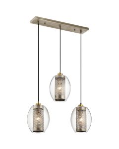 Kichler Lighting - Asher II - KL-ASHER-3PR-AP - Antique Pewter 3 Light Ceiling Pendant Light