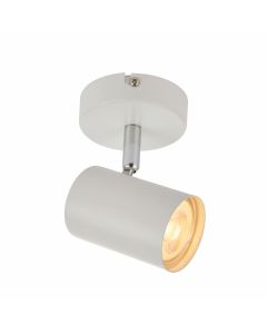 Saxby Lighting - Arezzo - 73684 - White Chrome Ceiling Spotlight