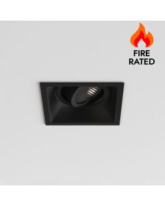 Astro Lighting - Minima Square Adjustable 1249043 - Fire Rated Matt Black Downlight/Recessed