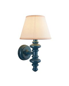 Endon Lighting - Carnaby & Ivy 20cm - 114486 - Blue Vintage White Wall Light