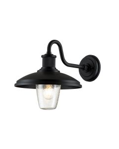 Kichler Lighting - Allenbury - KL-ALLENBURY2-M-BKT - Black Clear Glass IP44 Outdoor Wall Light