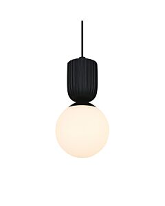 Nordlux - Sadie - 2512603003 - Black Opal Glass Ceramic Ceiling Pendant Light