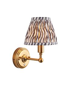 Endon Lighting - Burley Rechargeable & Ripple 16cm - 114822 - LED Aged Brass Grey Touch Wall Light