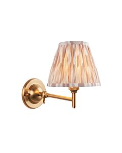 Endon Lighting - Dome Fold & Ikat 16cm - 115652 - Aged Brass Neutral Wall Light