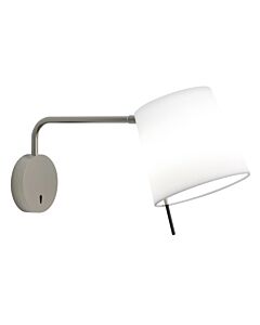 Astro Lighting - Mitsu - 1394001 & 5018031 - Nickel White Reading Wall Light