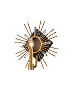 Gilded Nola Lighting - Sun King - GN-SUN-KING-1-G - Gold Leaf Wall Light