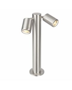 Saxby Lighting - Atlantis - 70848 - Marine Grade Stainless Steel Clear Glass 2 Light IP65 Tall Outdoor Post Light