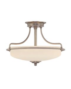 Elstead - Quoizel - Griffin QZ-GRIFFIN-SFS-AN Semi-Flush