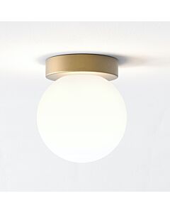 Astro Lighting - Tacoma - 1429028 - Antique Brass IP44 Excluding Shade Bathroom Ceiling Flush Light