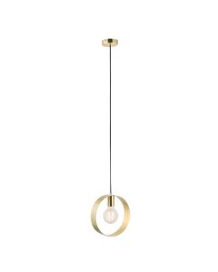 Endon Lighting - Hoop - 81921 - Brushed Brass Ceiling Pendant Light