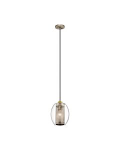 Kichler Lighting - Asher - KL-ASHER-MP-AP - Antique Pewter Clear Glass Ceiling Pendant Light